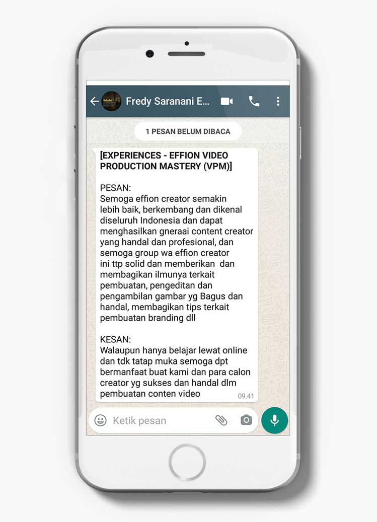Testimoni Konten Kreator