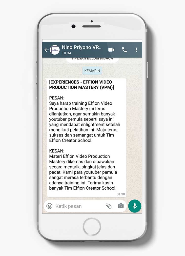 Testimoni Konten Kreator